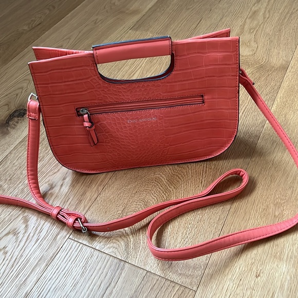 Vintage Vegan Leather Croc Bag by Enzo Anglioni - Picture 8 of 8